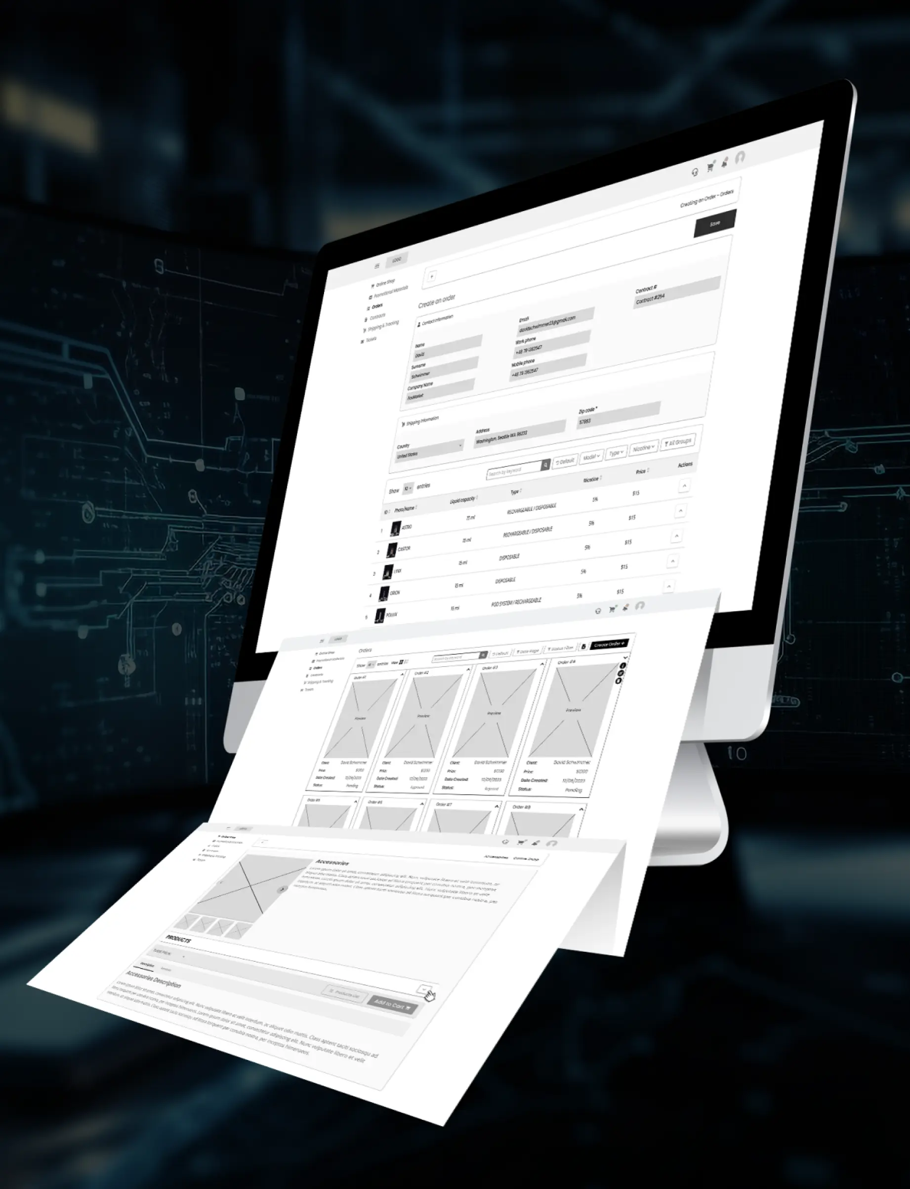 Digital Wireframes